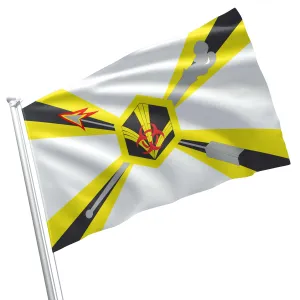 Troops of Radiation, Сhemical and Biological Protection Russia RKHBZ Flag Banner