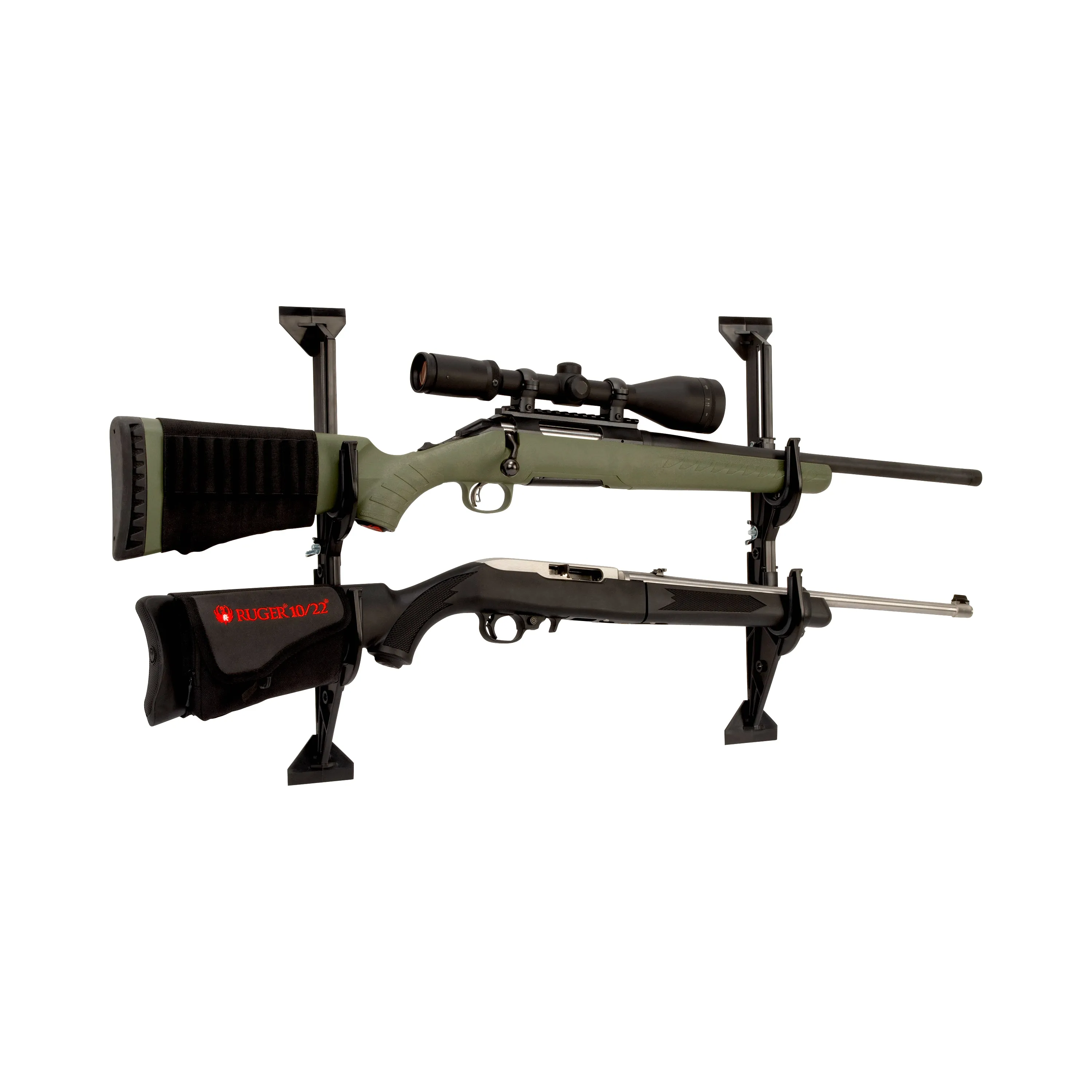 Truck Rear Window Rifle Shotgun Gun Holder Rack Vehicle Pickup Mount Back Metal