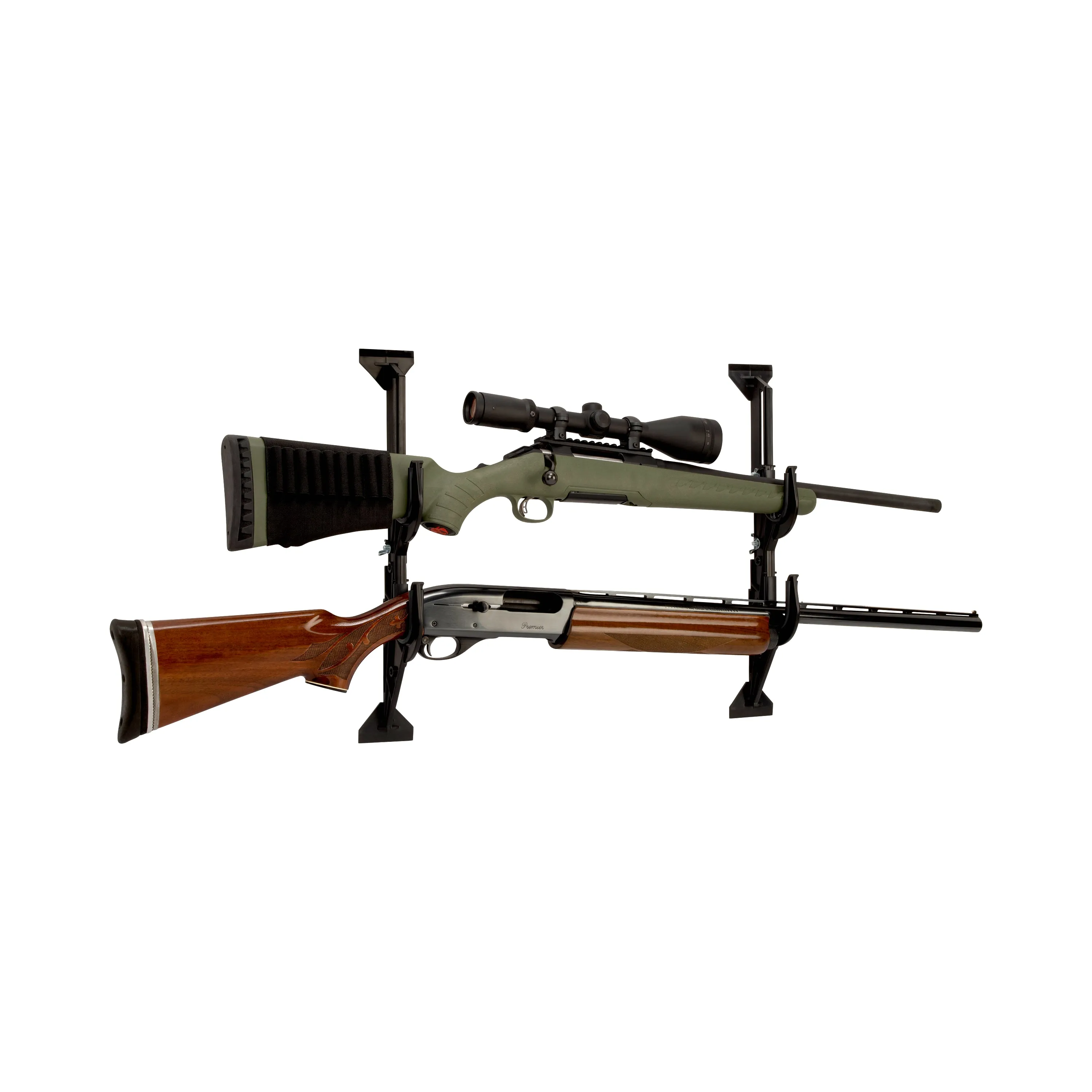 Truck Rear Window Rifle Shotgun Gun Holder Rack Vehicle Pickup Mount Back Metal
