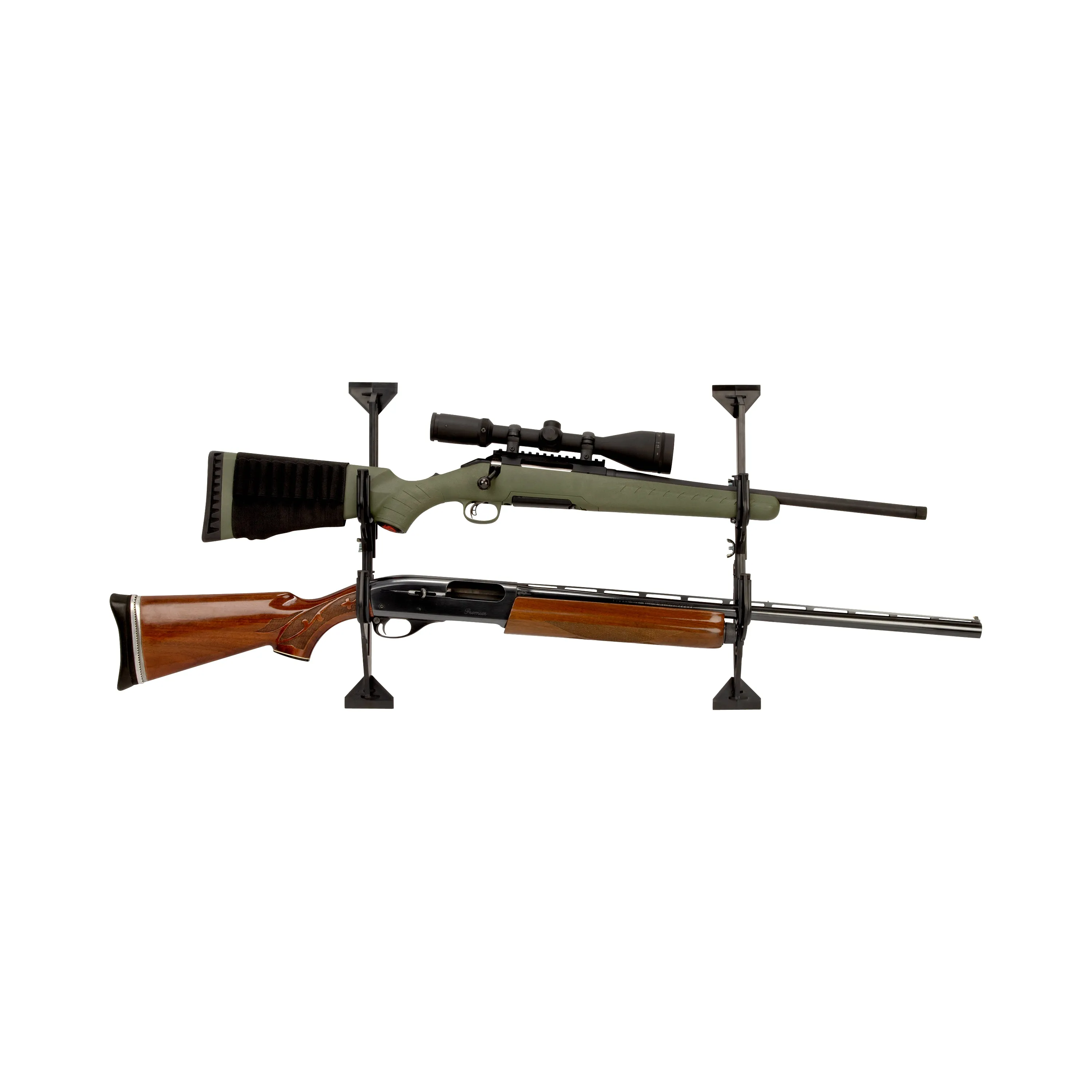 Truck Rear Window Rifle Shotgun Gun Holder Rack Vehicle Pickup Mount Back Metal