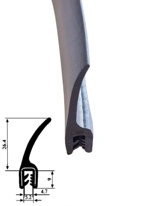 TSEC4800 High-Quality Rubber Seal – Versatile Weatherstripping