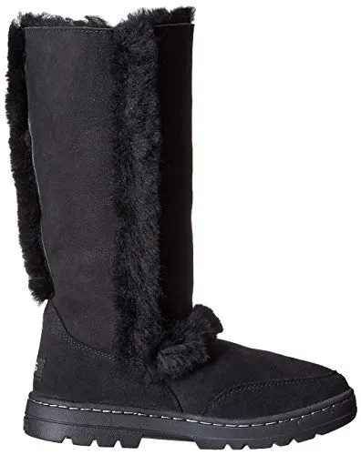 UGG Women's Sundance II Revival Fashion Boot, Black, 7 M US