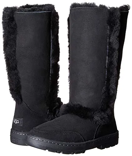 UGG Women's Sundance II Revival Fashion Boot, Black, 7 M US