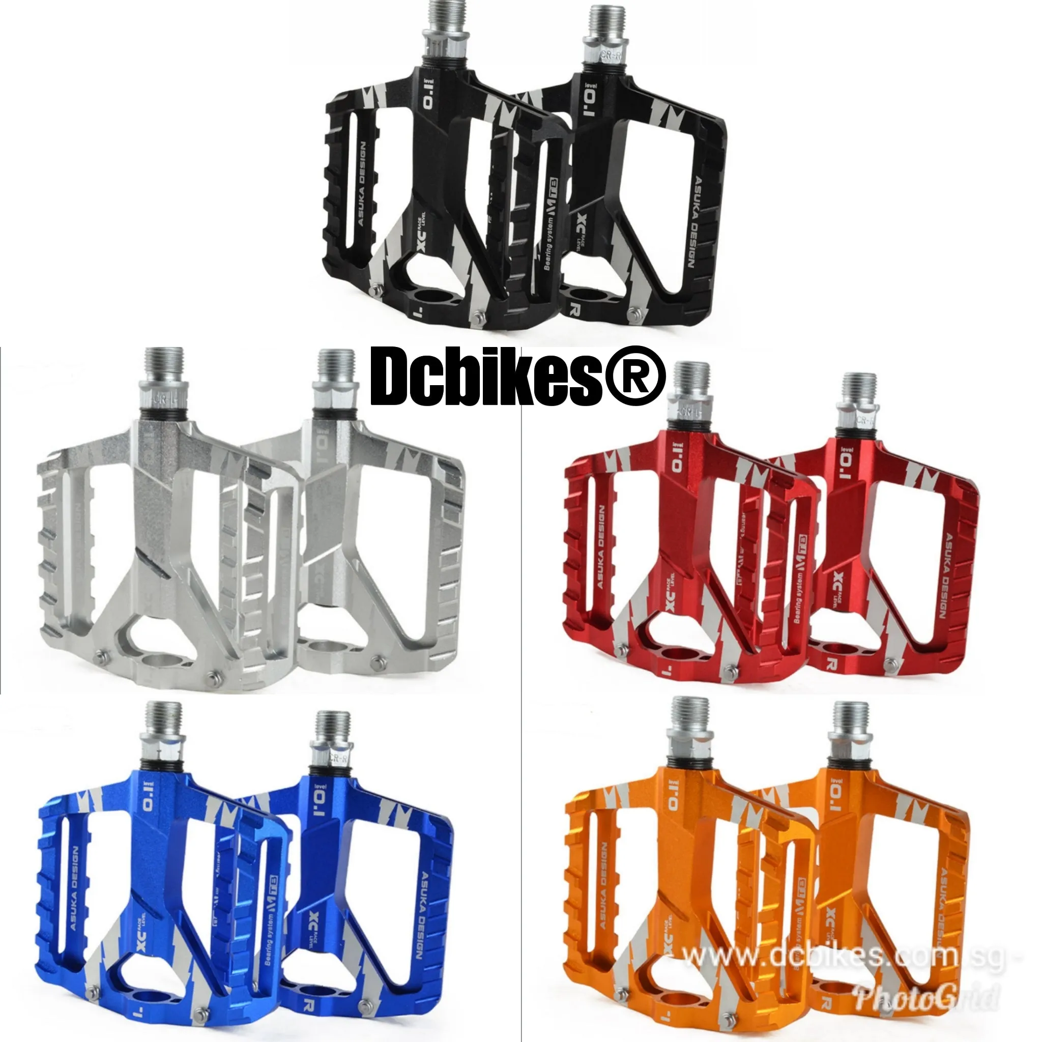 Ultralight Bicycle Mountain Bike Aluminium Anodized Alloy Pedals