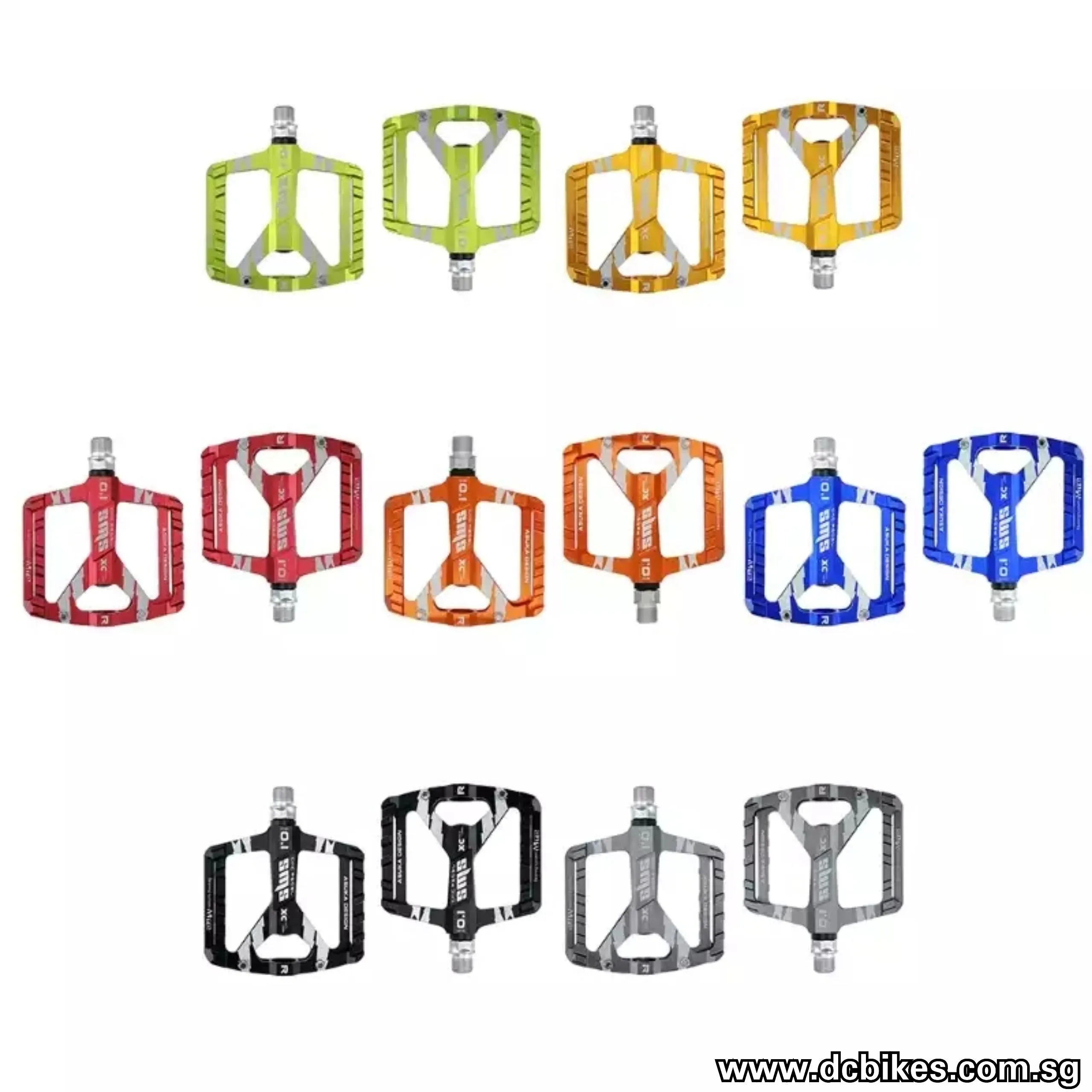 Ultralight Bicycle Mountain Bike Aluminium Anodized Alloy Pedals