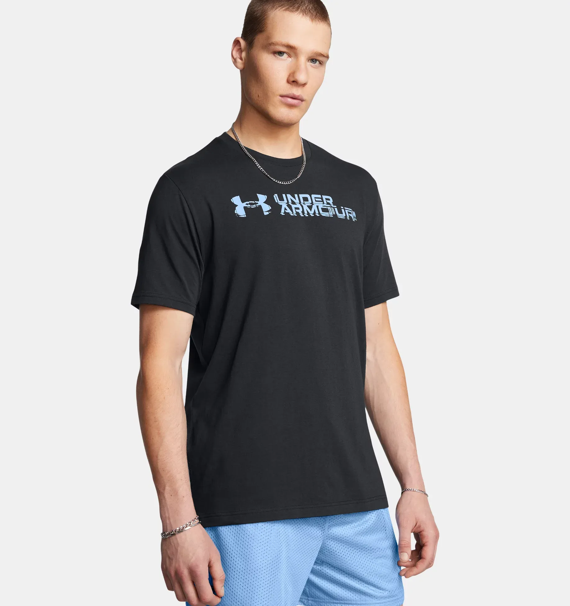 Under Armour Men's UA Sliced Wordmark Short Sleeve