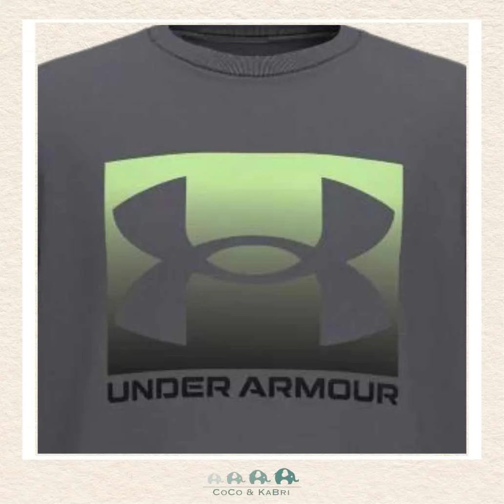 Under Armour Youth Boys' Boxed Sports Tee - Gray