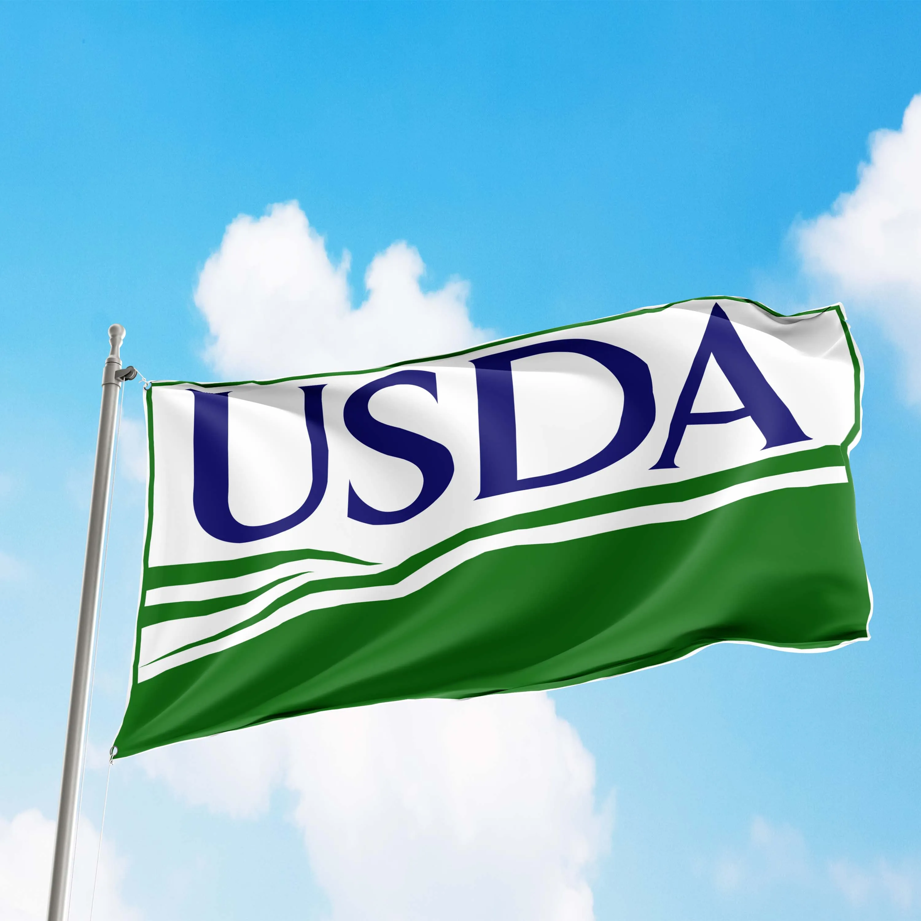 US Depatment of Agriculture USDA USA Flag Banner
