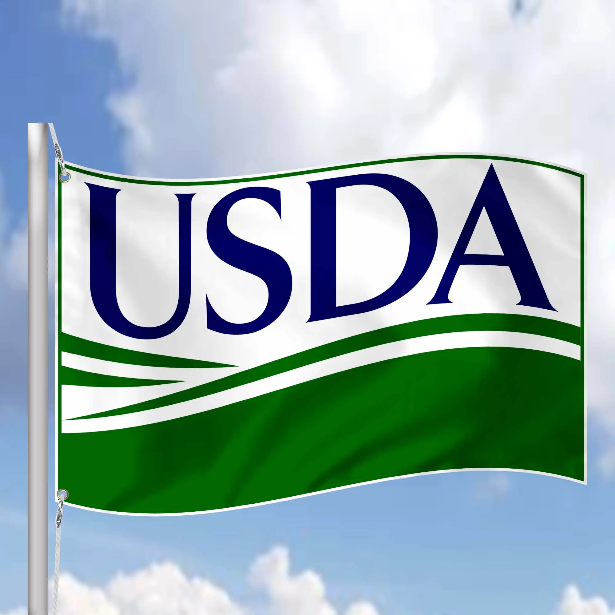 US Depatment of Agriculture USDA USA Flag Banner