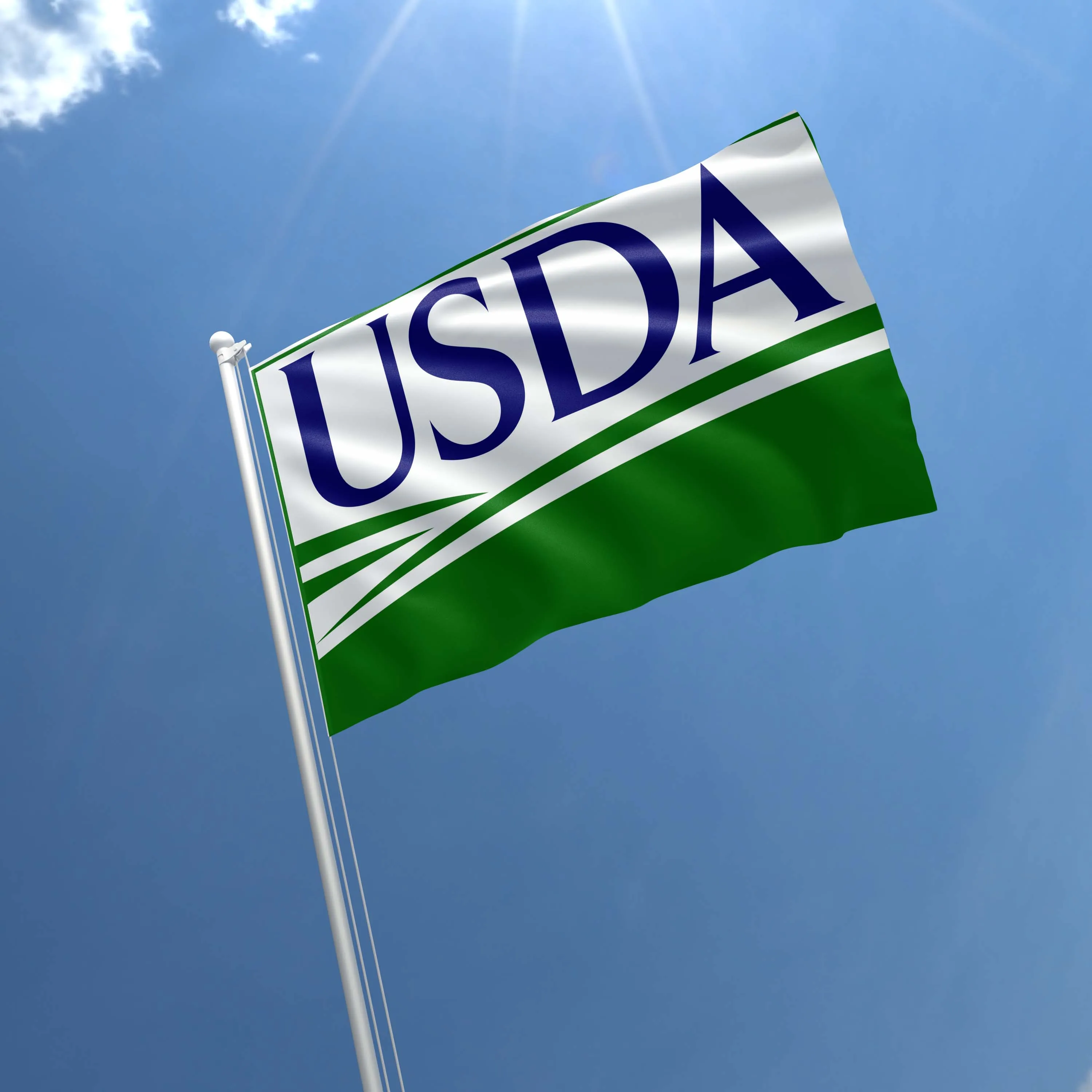 US Depatment of Agriculture USDA USA Flag Banner