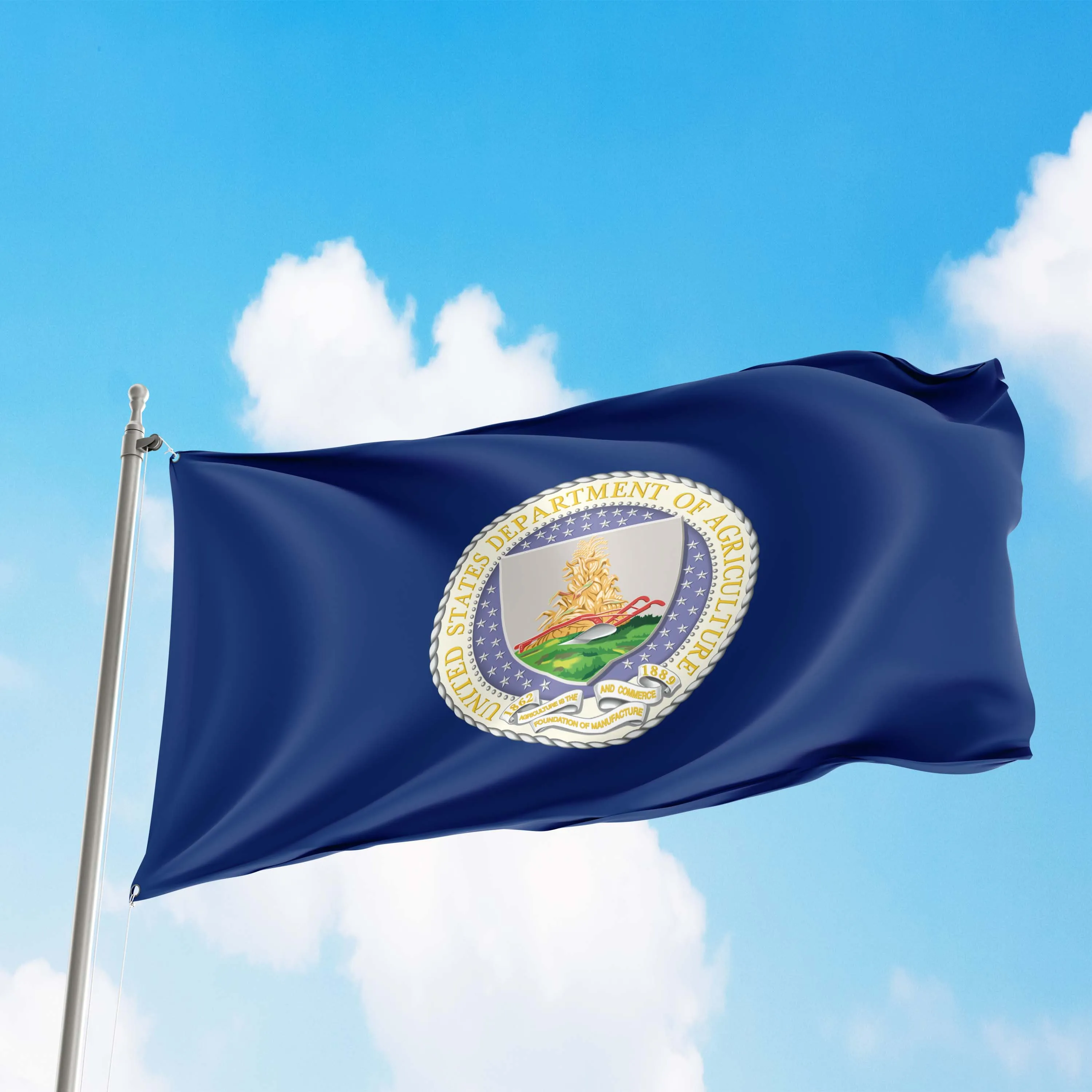 US Depatment of Agriculture USDA USA Flag Banner
