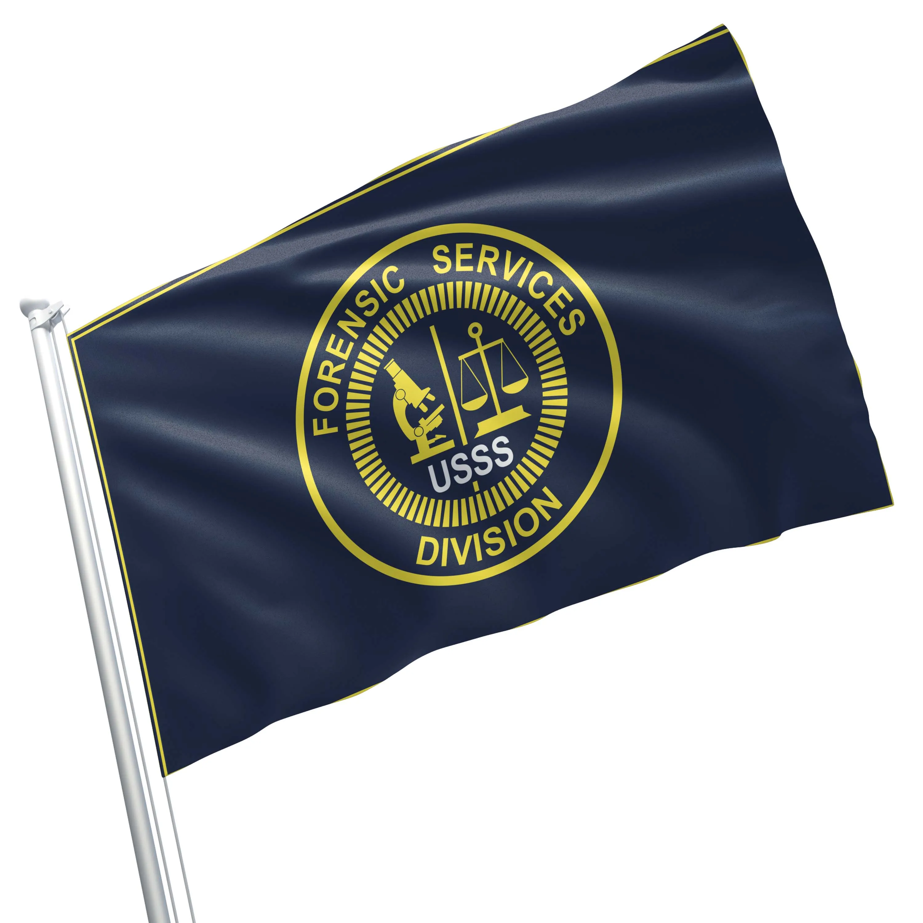 USSS Secret Service Forensic Services Division Flag Banner