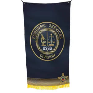 USSS Secret Service Forensic Services Division Flag Banner
