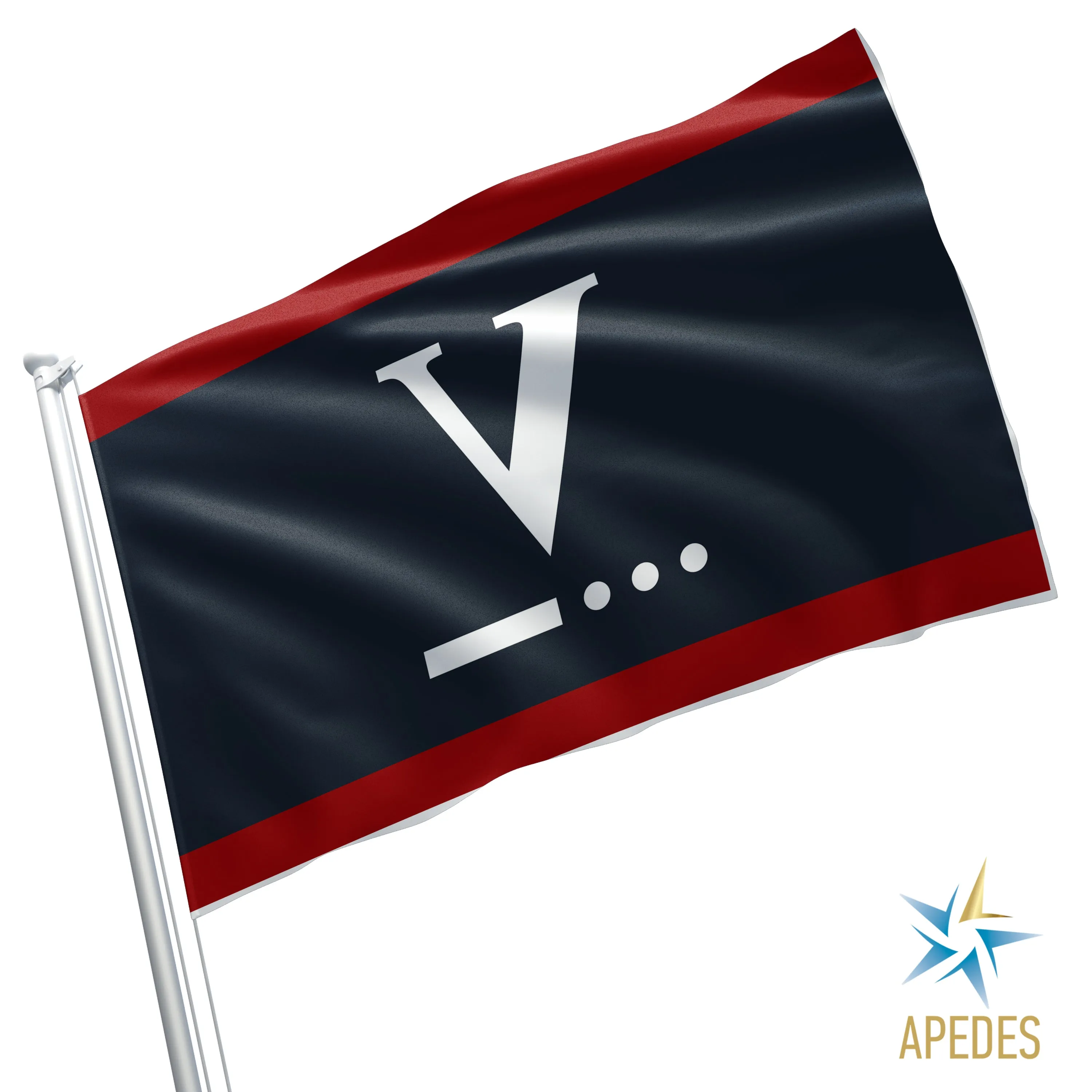 V Victory Effort Support War World War II WW2 US American Army in Europe Troops Military Flag Banner