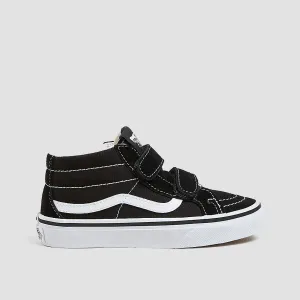 Vans SK8-Mid Reissue V Mid Top Shoes - Tiger Black/True White - Kids