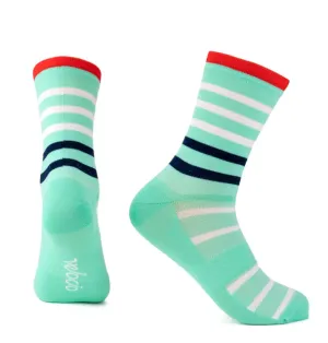 VELOCIO SOCKS BRETON SIGNATURE CELESTE