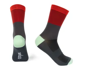 VELOCIO SOCKS TRICOLOR SIGNATURE RED