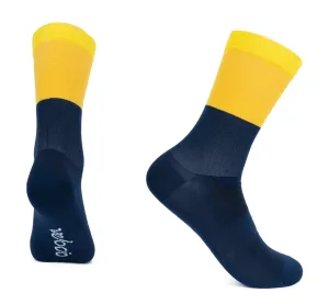 VELOCIO SOCKS TRICOLOR SIGNATURE YELLOW GOLD