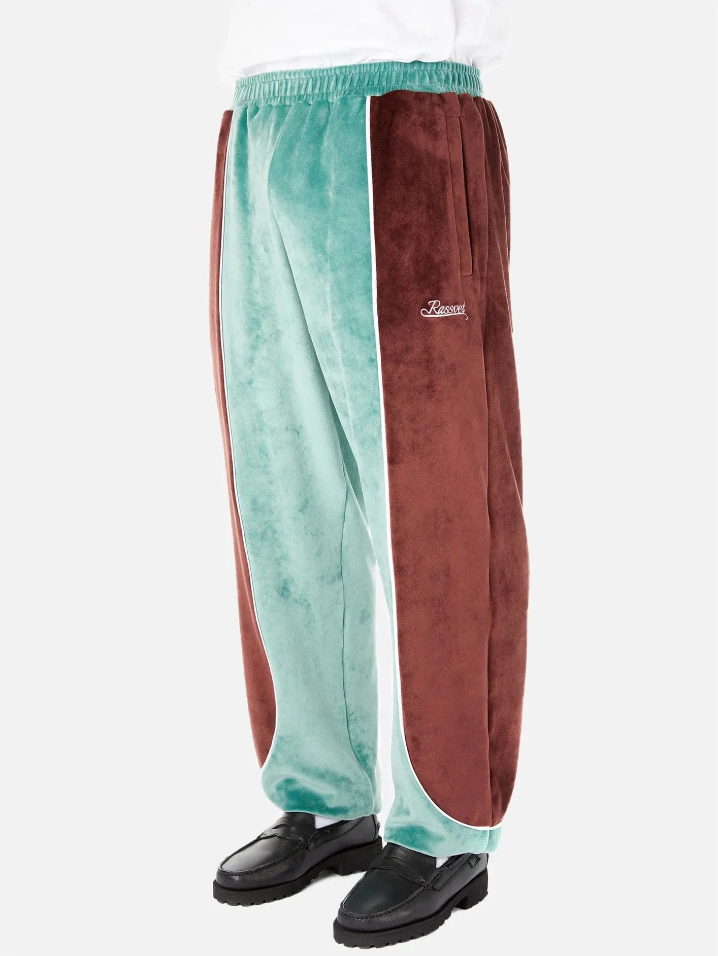 Velours Sports Trousers - Blue