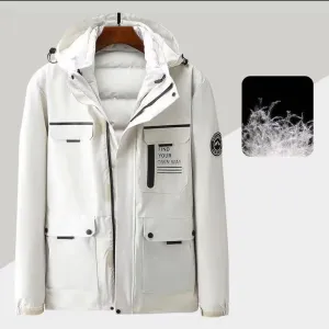Versatile 3-in-1 Outdoor Down Jacket