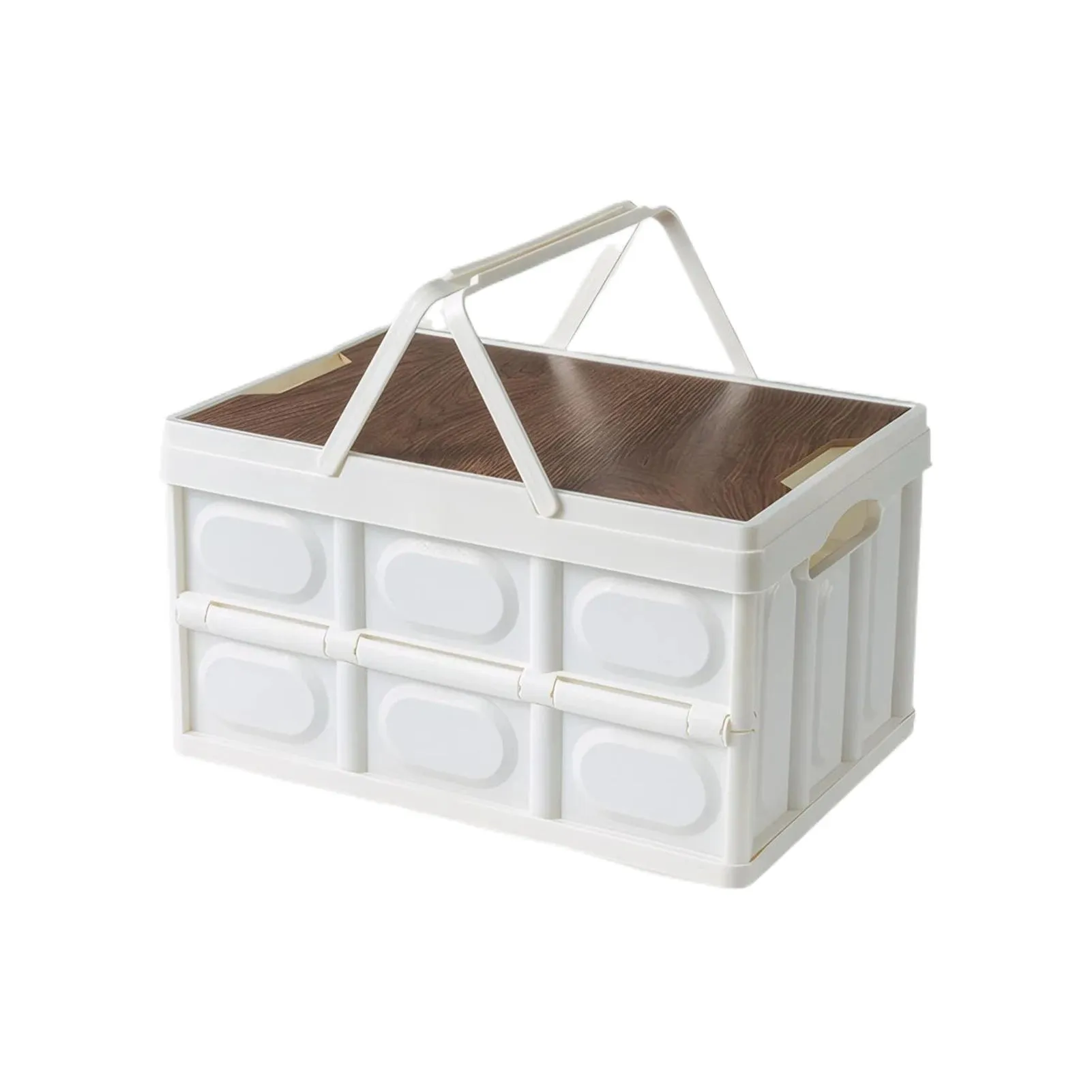Versatile Outdoor Toy Bin Portable Storage Collapsible Crate Small Outdoor Storage Box Shelf Baskets