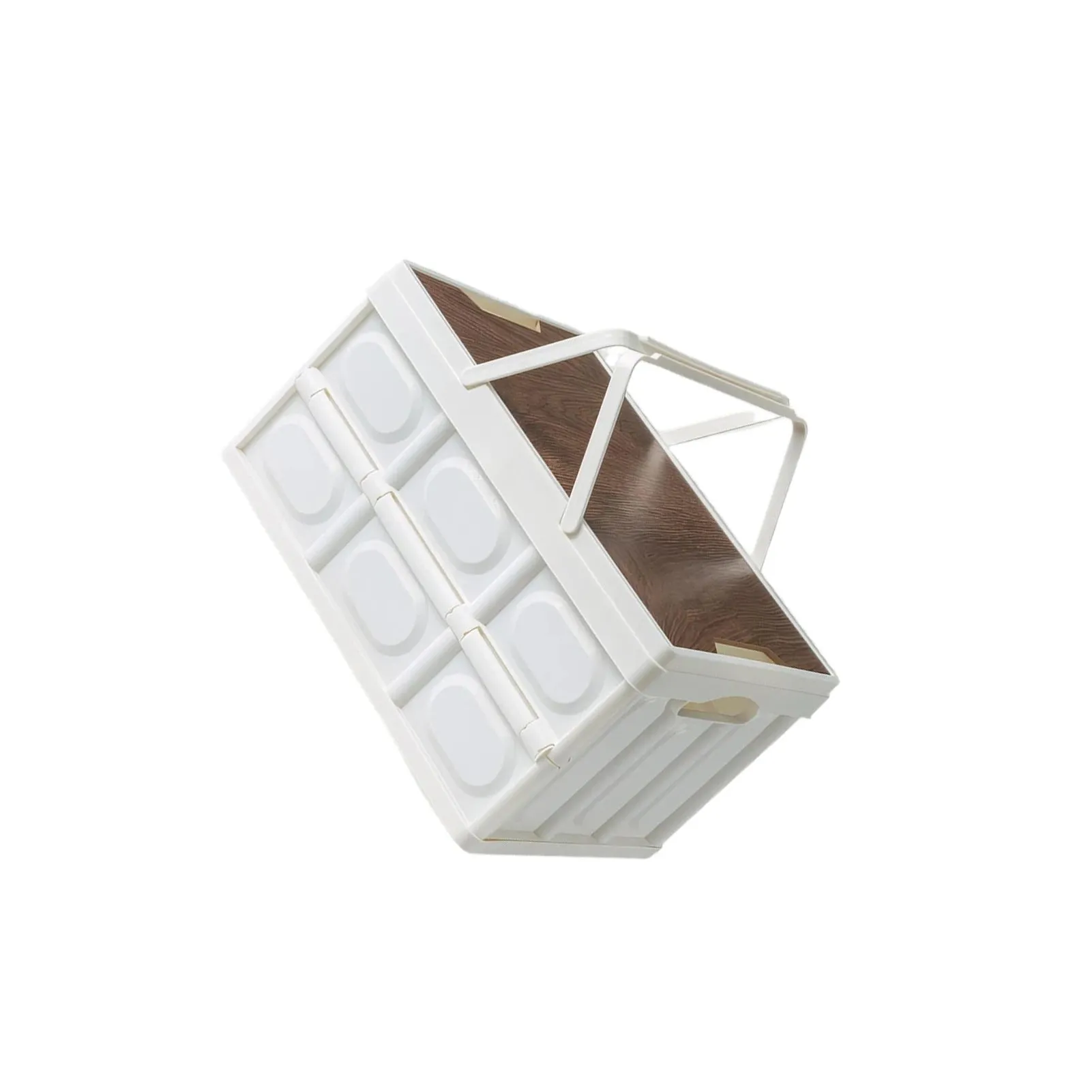 Versatile Outdoor Toy Bin Portable Storage Collapsible Crate Small Outdoor Storage Box Shelf Baskets