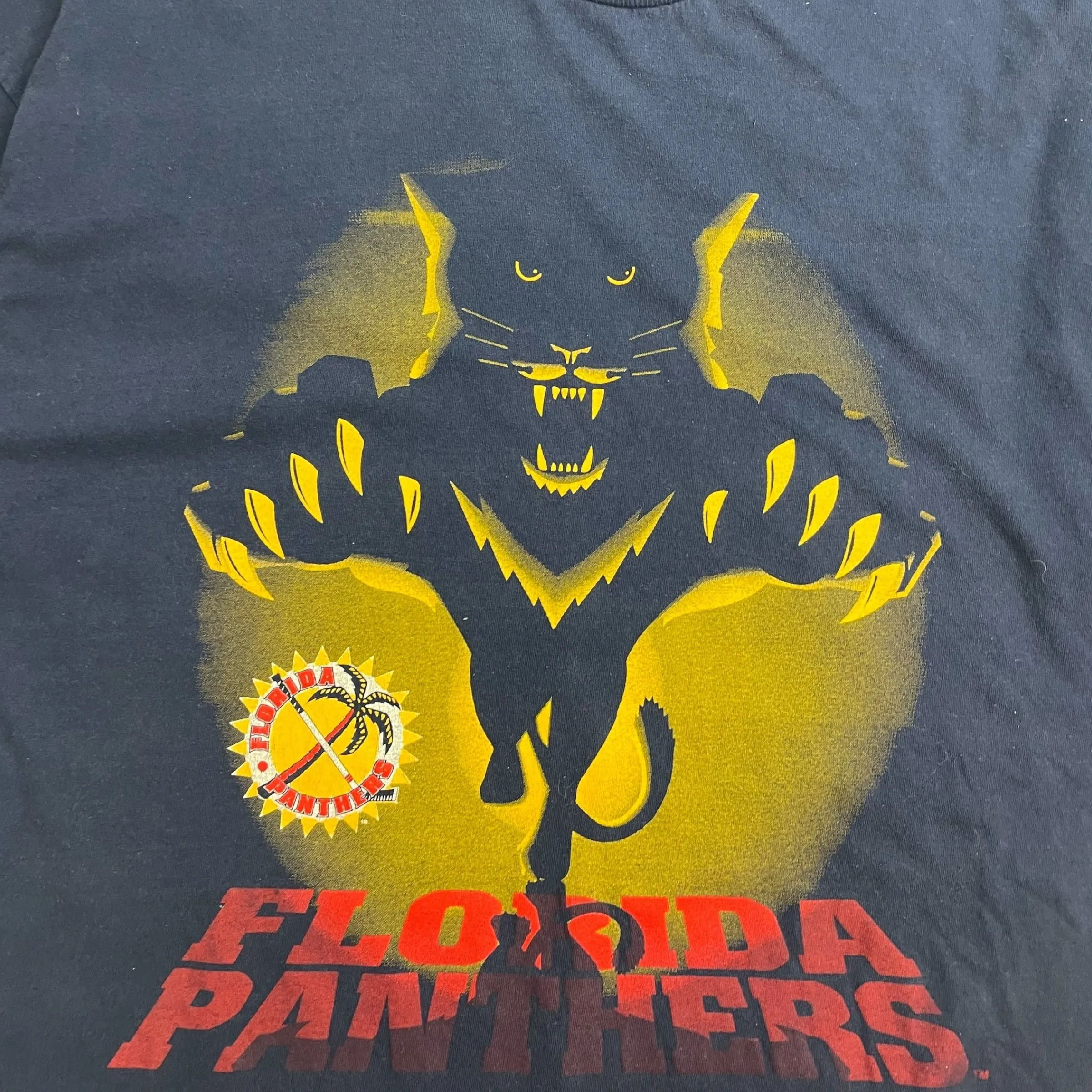 Vintage Florida Panthers Tee Navy