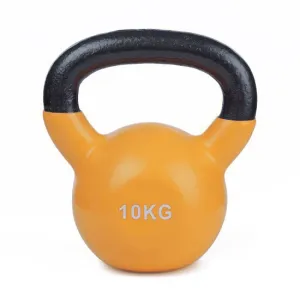 Vinyl Coated Cast Iron Kettlebell - 1 x 10kg - Minor Scratches