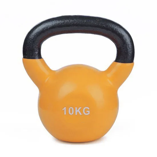Vinyl Coated Cast Iron Kettlebell - 1 x 10kg - Minor Scratches