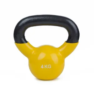 Vinyl Coated Cast Iron Kettlebell - 1 x 4kg - Minor Scratches