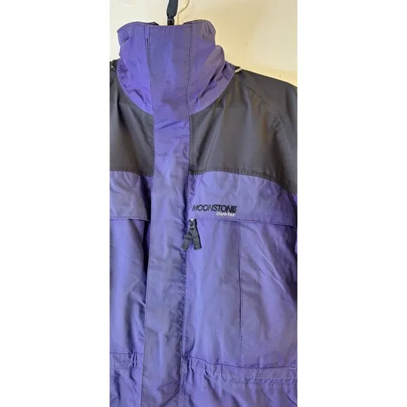 Vtg MOONSTONE Gore-Tex Parka Shell Jacket Women's L Ski Coat Softshell Outdoors