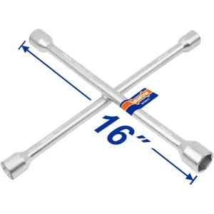 Wadfow 16" Cross Rim Socket Wrench 17-19-21-23mm - WTH8316