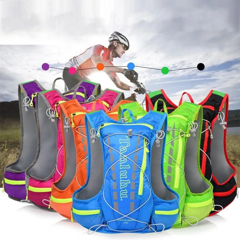Wautton 15L Cycling Backpack Men/women Marathon Ultralight Breathable Backpack