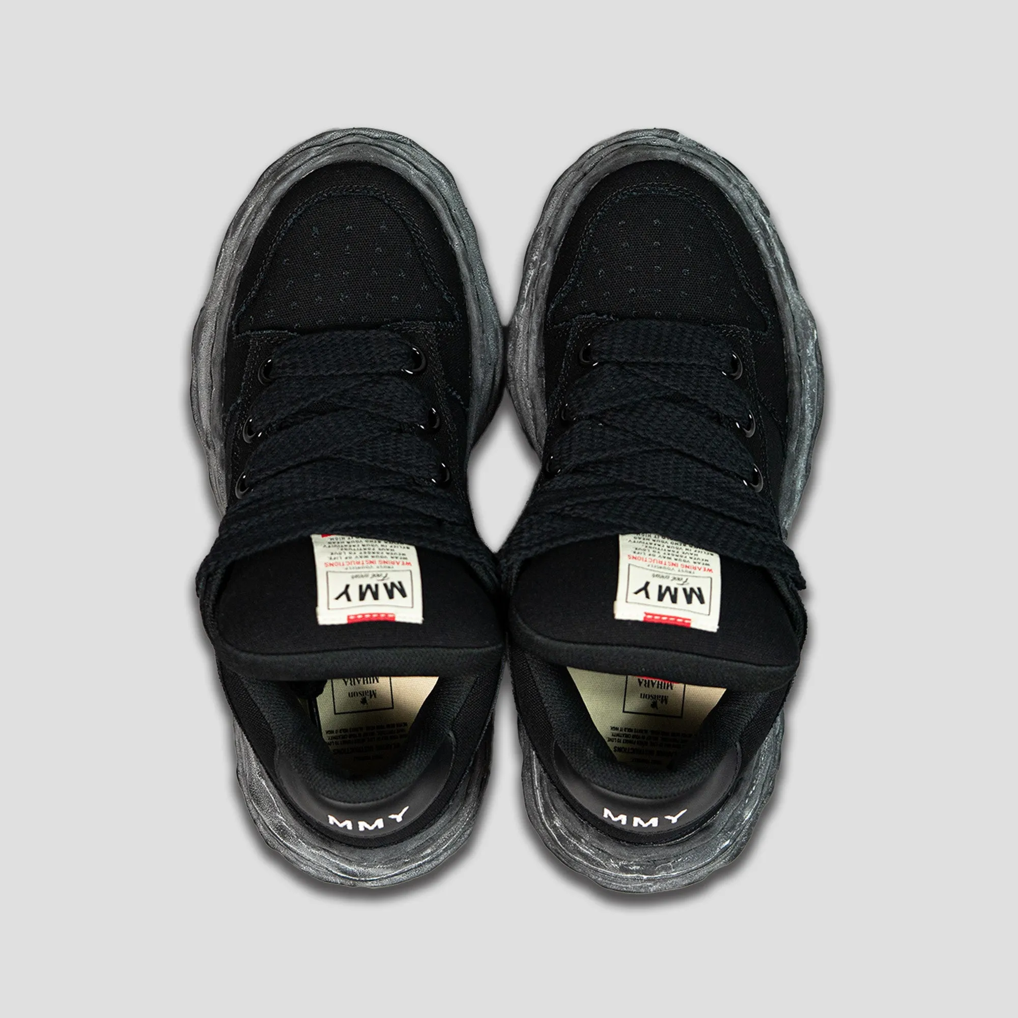 WAYNE OG SOLE PUFFER CANVAS LOW-TOP SNEAKERS