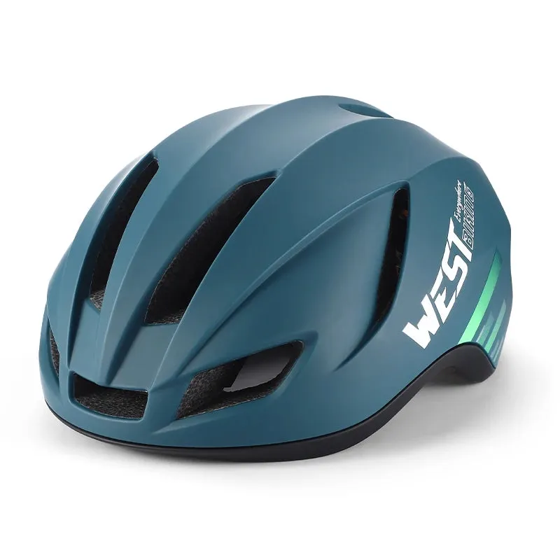 WEST BIKING Bike Helmet Rechargeable LED Men Women Ultralight Bicycle Aero Safely Cap Outdoor Sports Road MTB Cycling Equipment