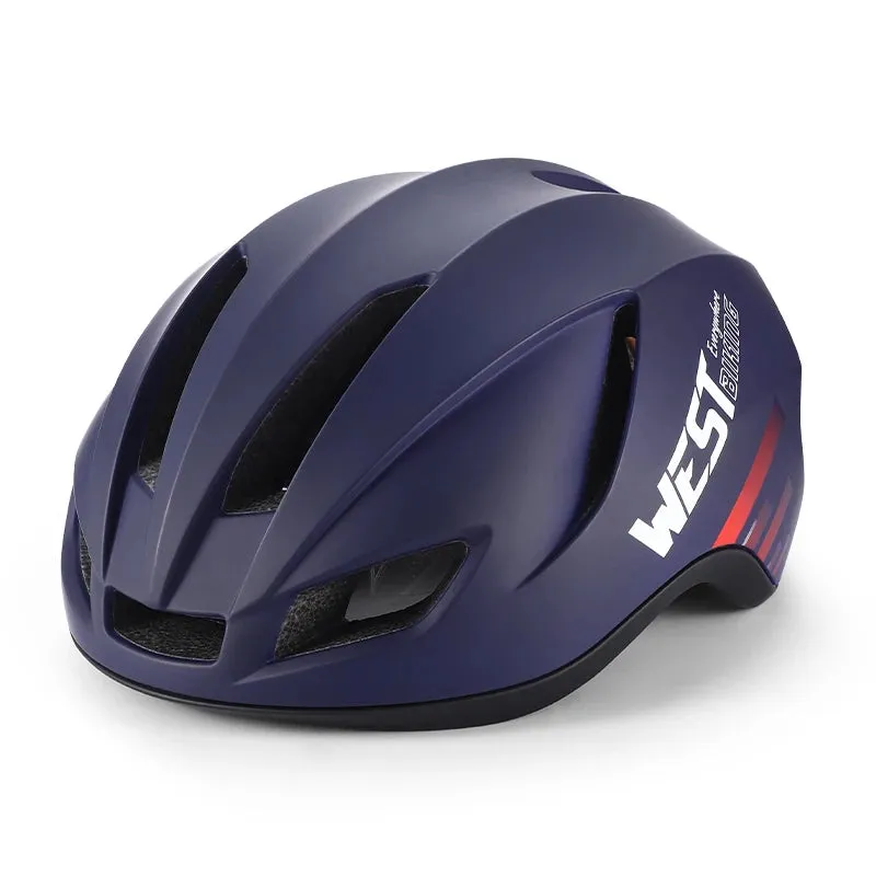 WEST BIKING Bike Helmet Rechargeable LED Men Women Ultralight Bicycle Aero Safely Cap Outdoor Sports Road MTB Cycling Equipment