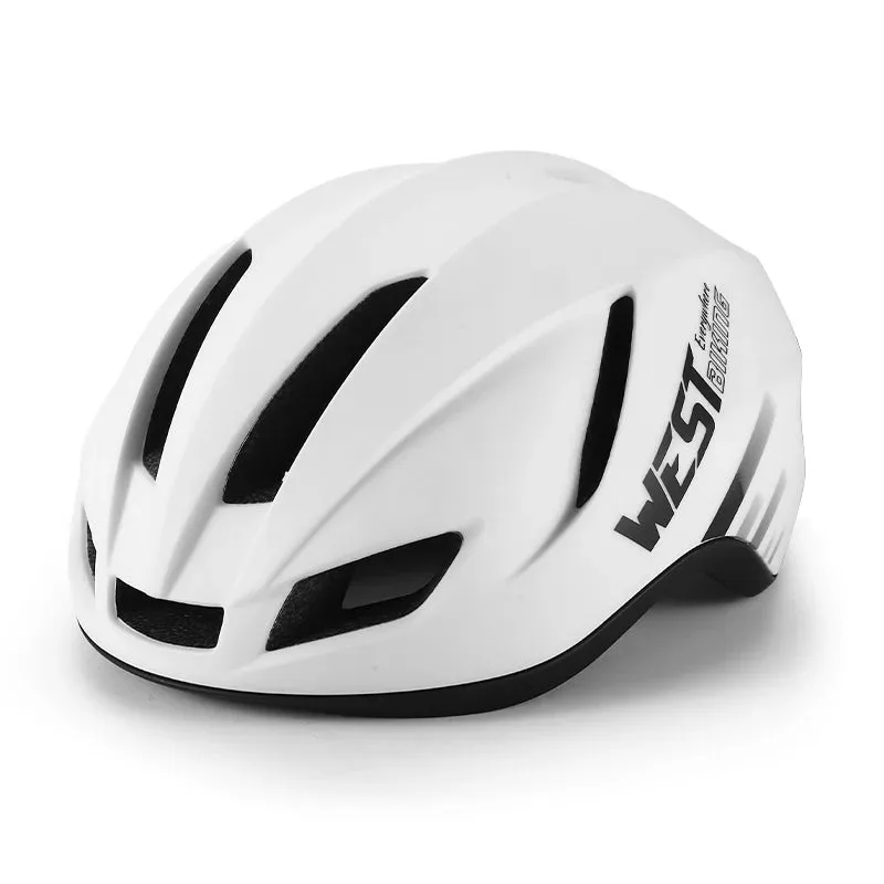WEST BIKING Bike Helmet Rechargeable LED Men Women Ultralight Bicycle Aero Safely Cap Outdoor Sports Road MTB Cycling Equipment
