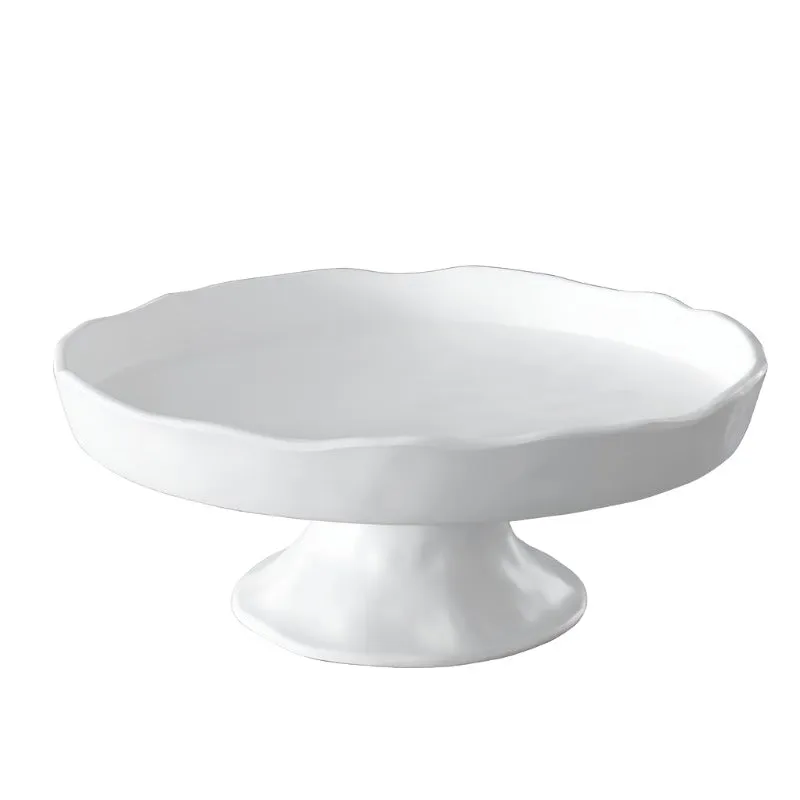 White Melamine Cake Plate