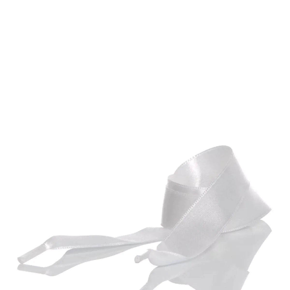 White Satin Laces 140 cm
