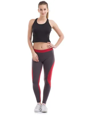 Women Grey Solid Tights Aero Sprinter DG-CR