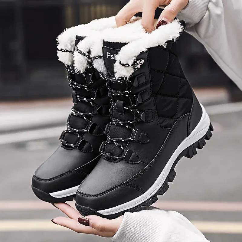 Women's lace-up boots