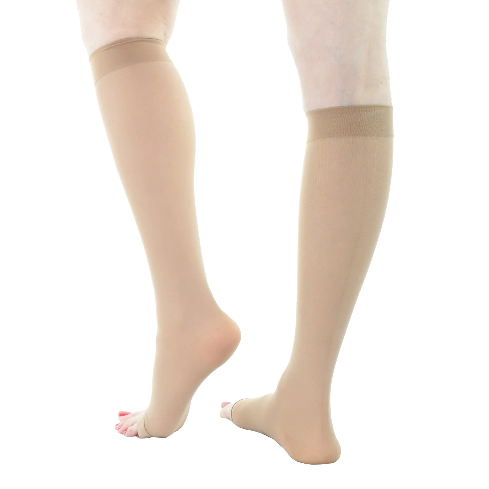 Women’s Open Toe Compression Socks In 30 40 mmHg CircuTrend
