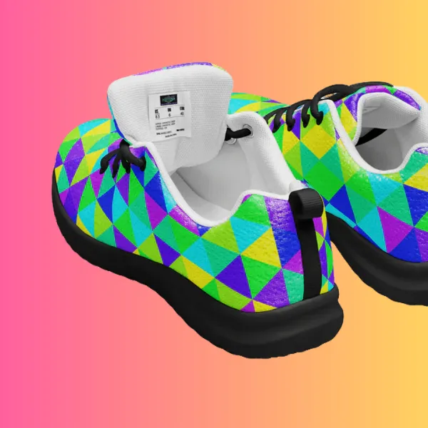 Women’s Playful EDM Rave Festival Athletic Shoes
