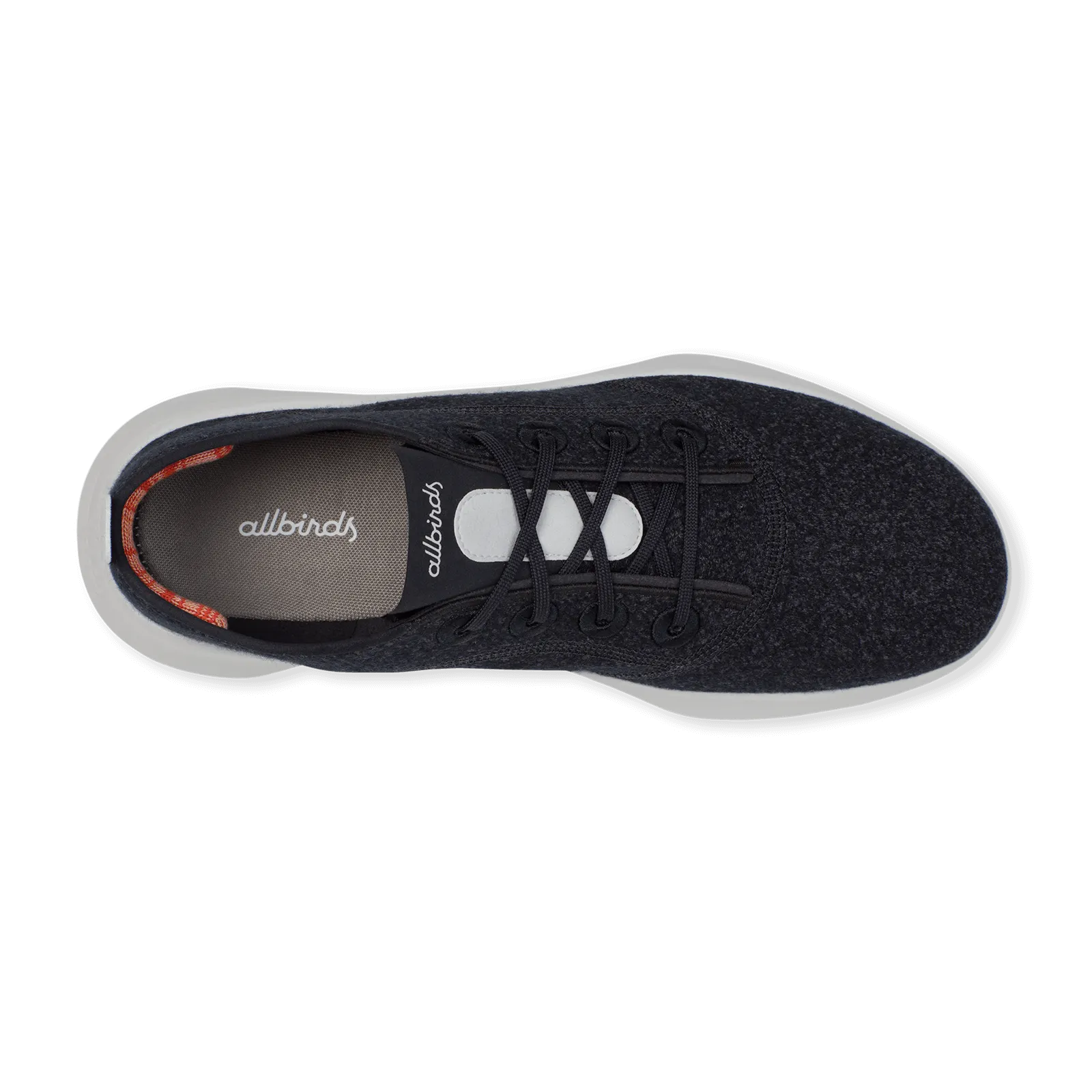 Women's SuperLight Wool Runners - Natural Black (Light Grey Sole)