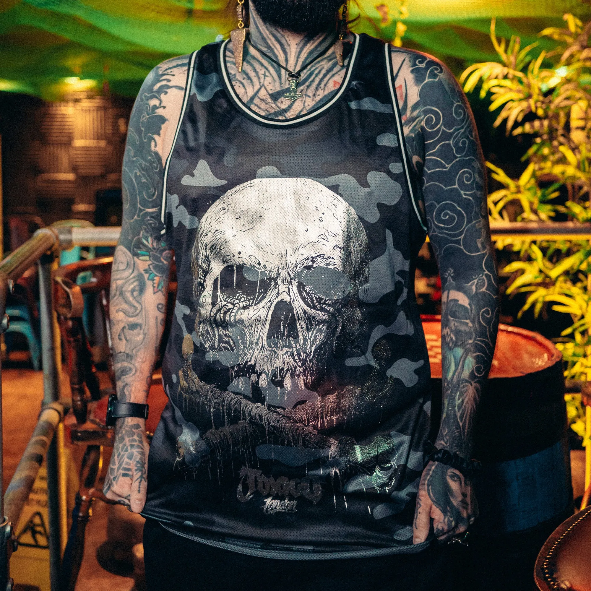 Worms Camo Mesh Tank