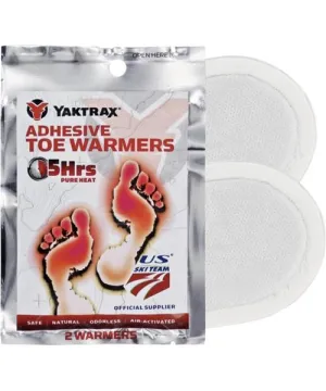 Yaktrax Adhesive Toe Warmers