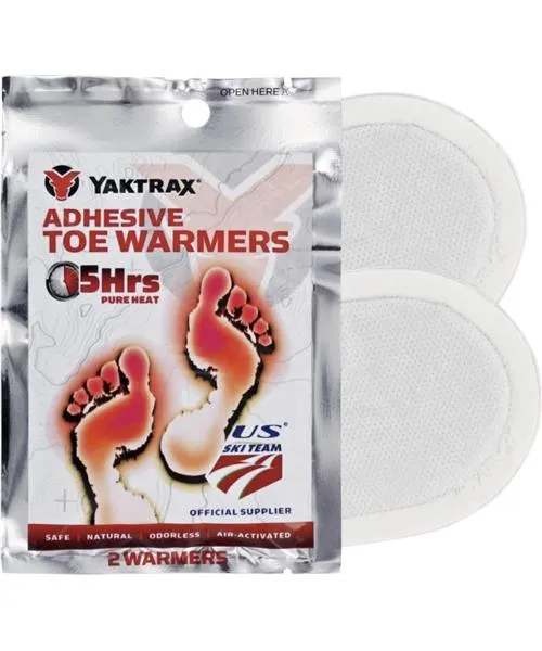 Yaktrax Adhesive Toe Warmers