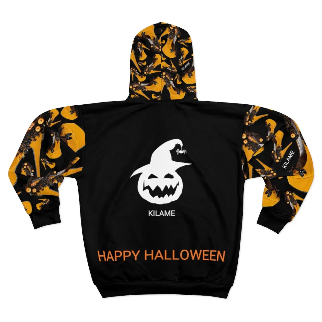 Zip Hoodie 'Halloween shoes'