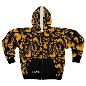 Zip Hoodie 'Halloween shoes'