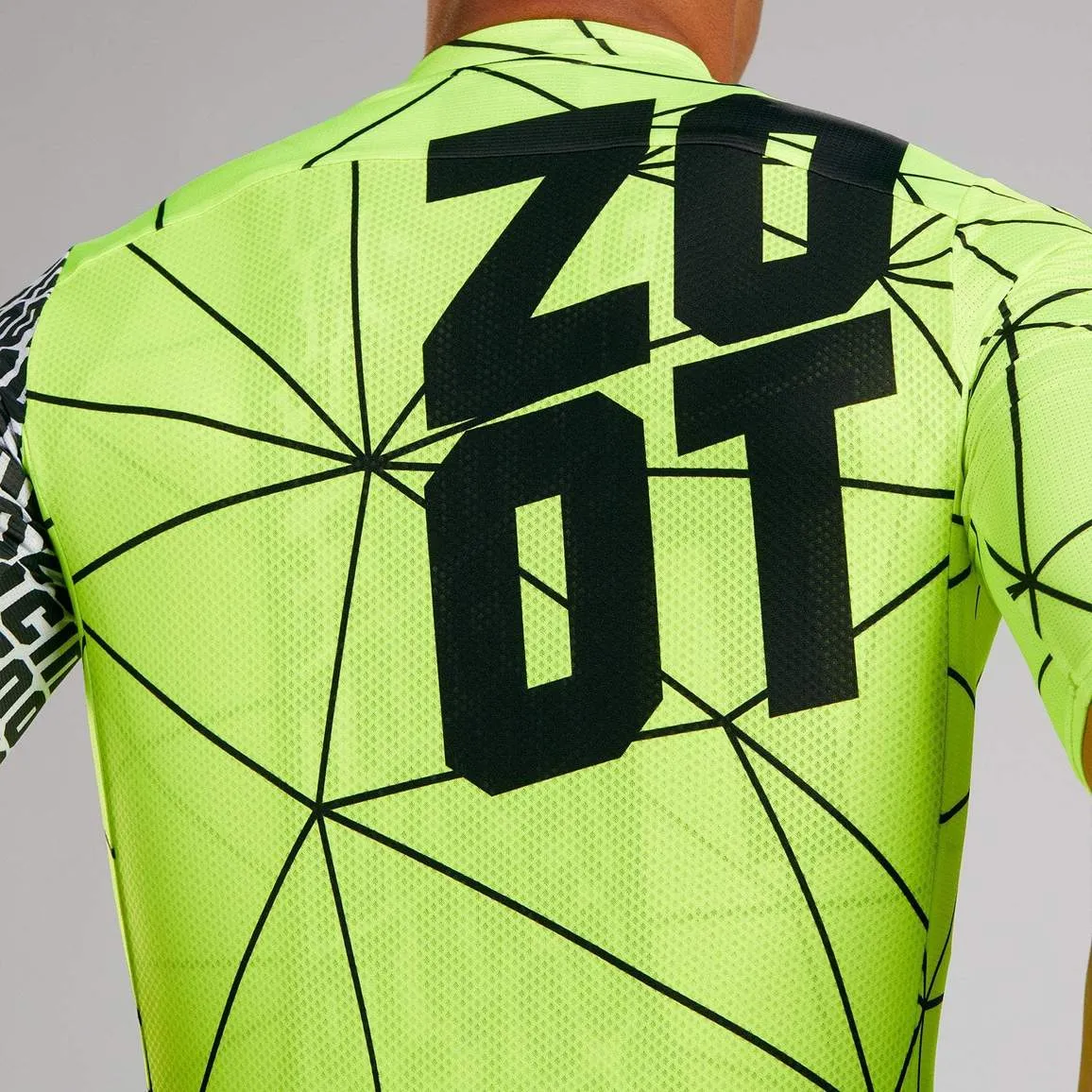ZOOT MEN'S CYCLE AERO JERSEY - NEON RACING